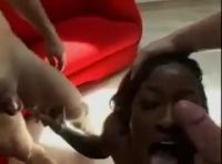 Enjoying Her Reward For A Job Well Done