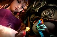 Zelda And Tiny Samus