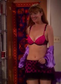 Judy Greer Polka Dot Plot On The Big Bang Theory