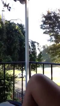 On The Porch Listening To Music