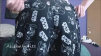 I Was Hiding A Little Something Under My Vader Pj's!