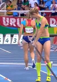 Czech Pole Vaulter Romana Malacova