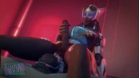 D.va Getting A Mouthful Of Symmetra's Balls