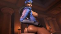 Young Ana Reverse Cowgirl Riding