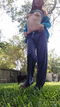 Getting Nakey Outside <3