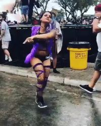 Overwatch Sombra Dance Emote Cosplay