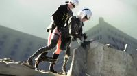YoRHa Models 2B And 9S Performing Emergency Field Maintenance