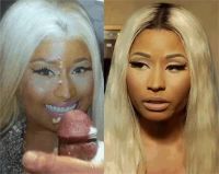 Nicki Minaj Reacting To Her Cum Tribute