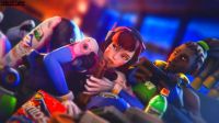D.Va Blowing Lucio,