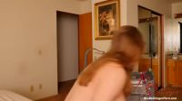 Pregnant Mommy Putting Her Panties On
