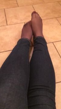 Playing With My Nylon Feet