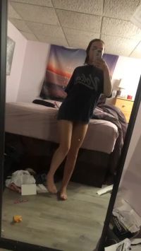 He Says I Look Good In His Tshirt