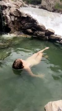 Floating Naked