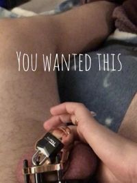 After Coming Home And Fucking Her Until She Was Done With Out Coming Then Locking Back Up She's Been Teasing For An Hour