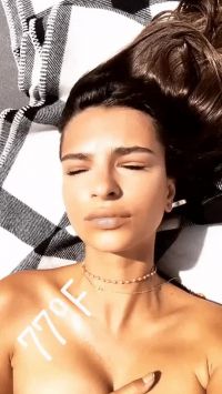Emily Ratajkowski Hot At 77 Degrees