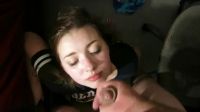 "Girl-next-door" Type Of Cute Cheerleader Girl, Beautiful Fuller Face. She Begs On Her Knees For A Headshot Cumshot. She Begs Like A Hungry Dog And Gets Fed Pathetic Dribble From A Realistic Penis!