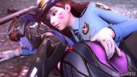D.Va Bodysearches Widowmaker,