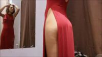 Jocelyn Trying On A Dress
