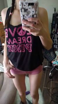 Tank Top And Boy Shorts- Off