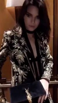 Kendall Jenner's Visible Nipple Piercing