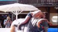 Nip Slips On Bull Ride