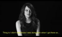 Emma Stone Gets Interviewed About Getting Into Porn