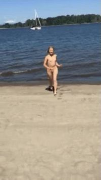 Running On The Beach