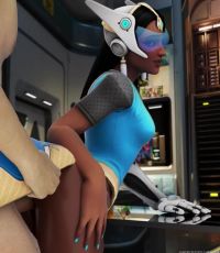 Symmetra Fucked From Behind,