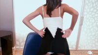 Janice Griffith Showing Her Hairy But Nicely Trimmed Pussy