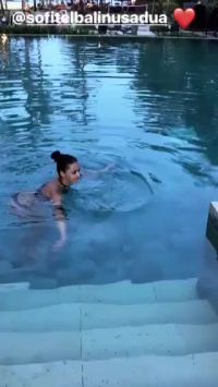 Squeezing Her Tits For Us All