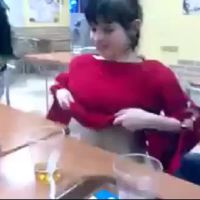 Lost Bet To Flash In College Cafeteria