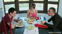 Jenni Lee Getting Serviced Under The Dinner Table
