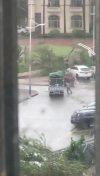 Man Trying To Save Truck