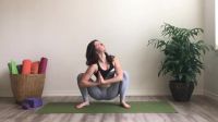 Cute Yoga Babe Improving Circulation