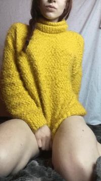 You Can Hide So Much Under A Big Fluffy Sweater