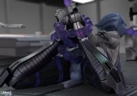 Liara Bound & Fucked All The Way Through By A Tentacle