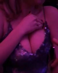 Kate Upton Feigns Annoyance While Getting Her Boobs Poked By Erin Foster