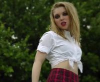 This Gif Of Sammi Hanratty Teasing Dressed As A Schoolgirl Had Me Cumming Like Crazy.