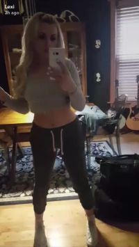 Lexi Belle In Front Of The Mirror.