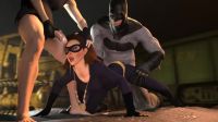 Catwoman Batman And Some Guy