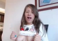 Teen Almost Caught By Mom [GIF